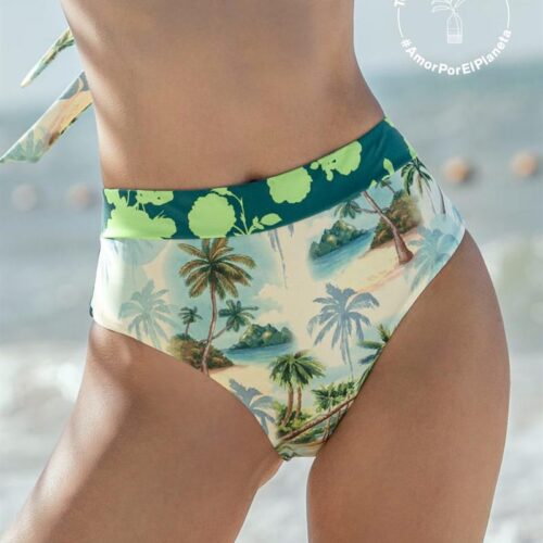 BRAGA DE BIKINI TIRO ALTO CON CONTROL DE ABDOMEN BAJO