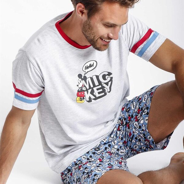 DISNEY PIJAMA CORTO 100% ALGODON