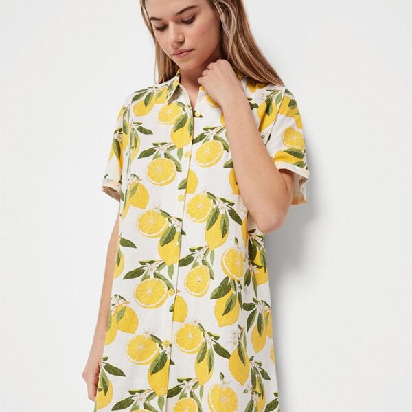 CAMISOLA ABIERTA LIMONES