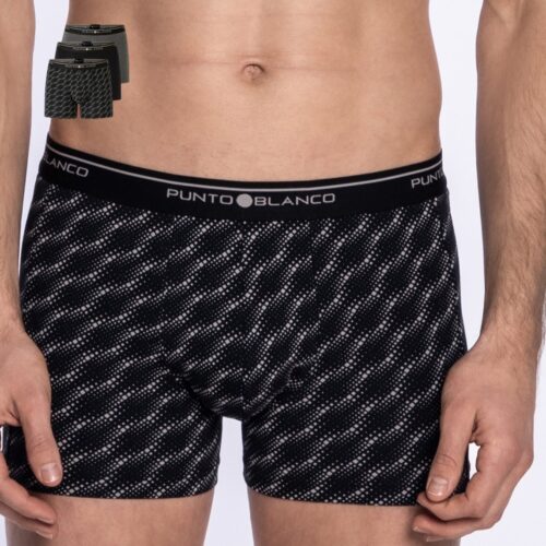 PUNTO BLANCO BOXER PACK 3 ALGODON