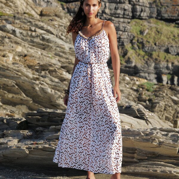 ANTIGEL VESTIDO LARGO COMPLEMENTO "LA CHAMANE"